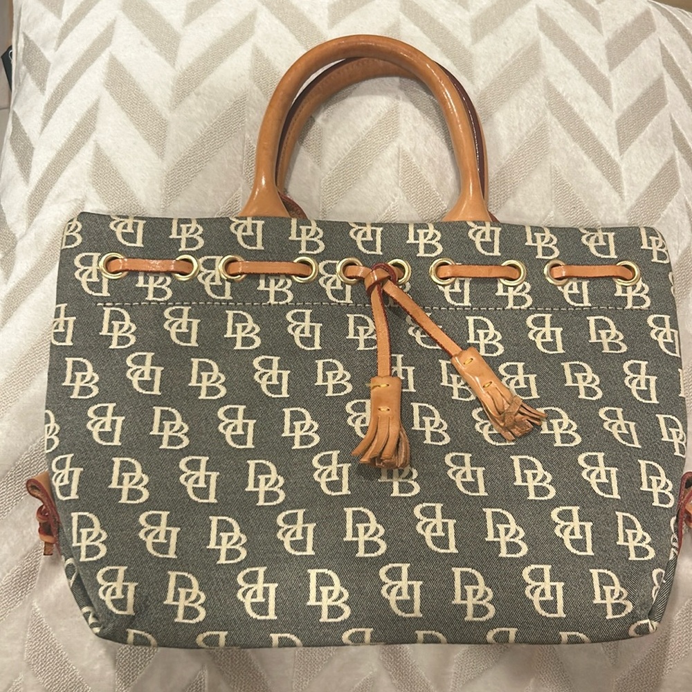 Dooney & Bourke DB canvas tassel bag